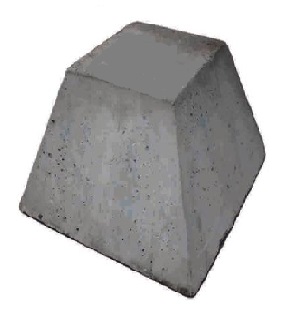 Столбик парковочный СП-1, 330*290*h350 мм, 80 кг Бетонный